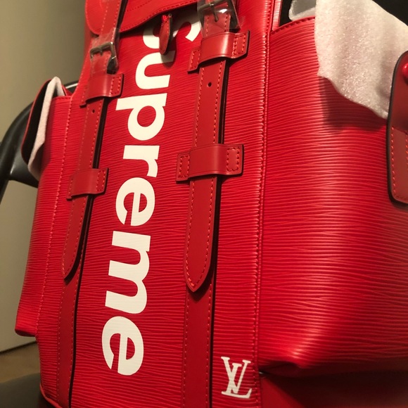 poshmark supreme backpack